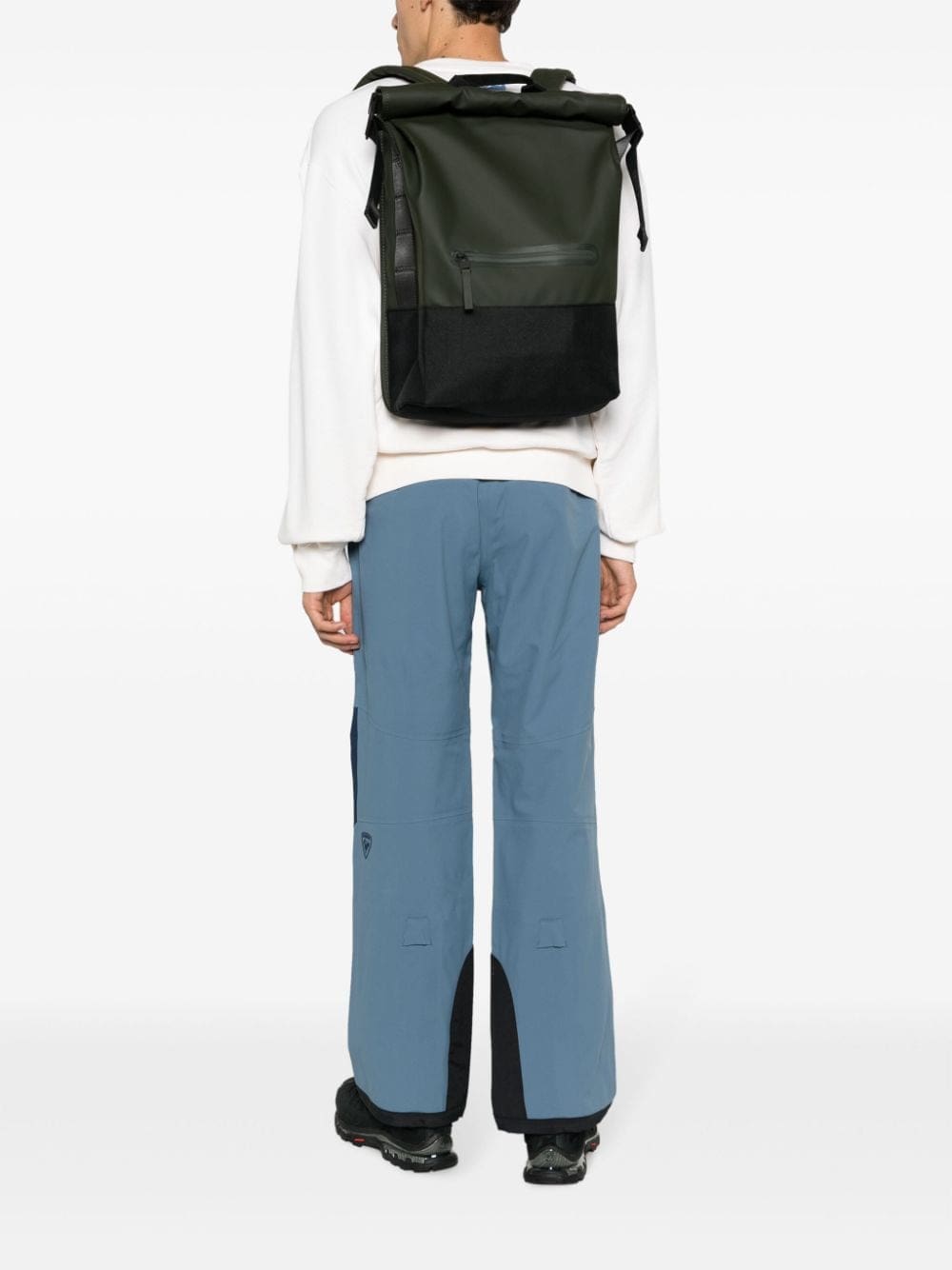 Rains Trail Rolltop colour-block backpack - Image 2