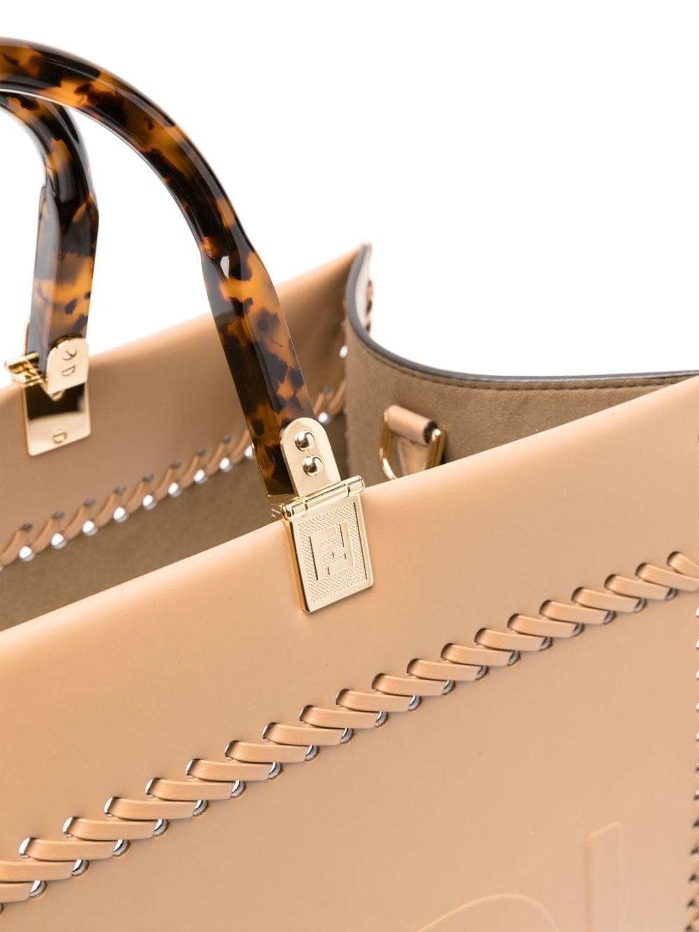 FENDI medium Sunshine leather tote bag - Image 4