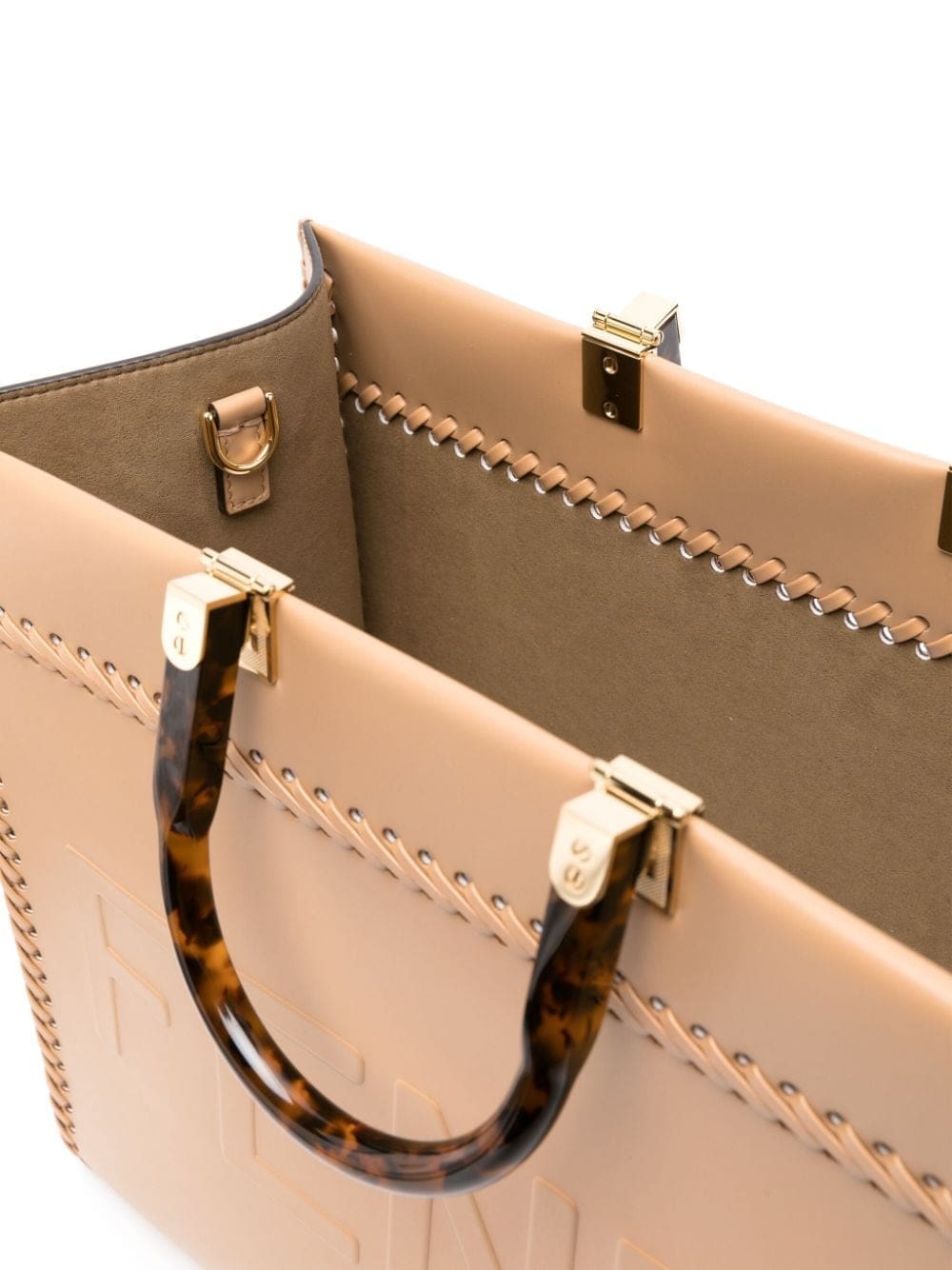 FENDI medium Sunshine leather tote bag - Image 5