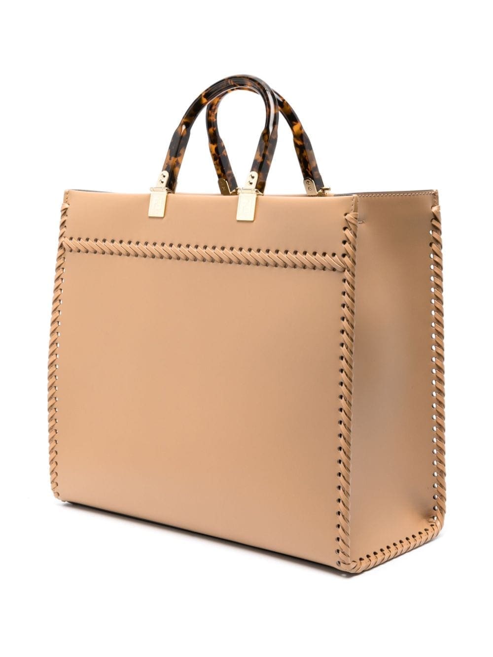 FENDI medium Sunshine leather tote bag - Image 3