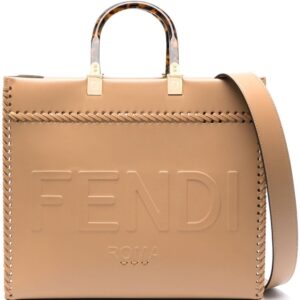 FENDI medium Sunshine leather tote bag
