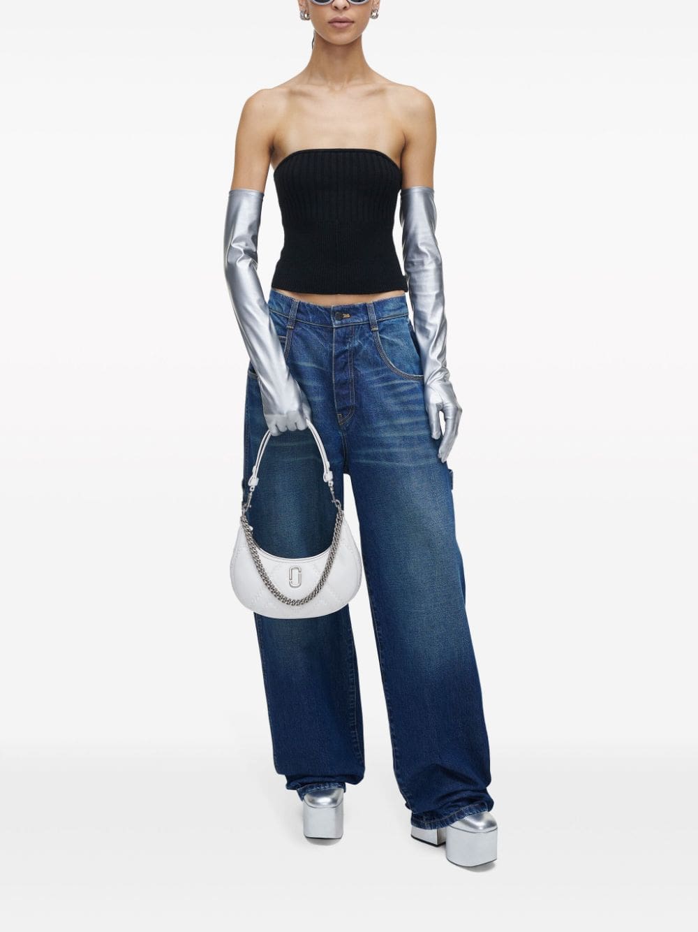 Marc Jacobs The Quilted Leather Curve shoulder bag - Image 3