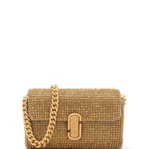 Marc Jacobs The J Marc rhinestone-embellished mini bag