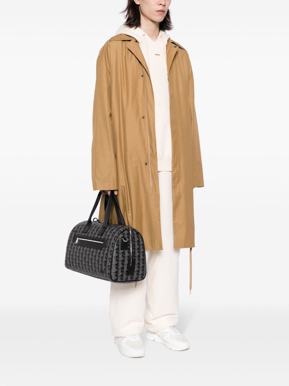 Lacoste monogrammed messenger bag - Image 2