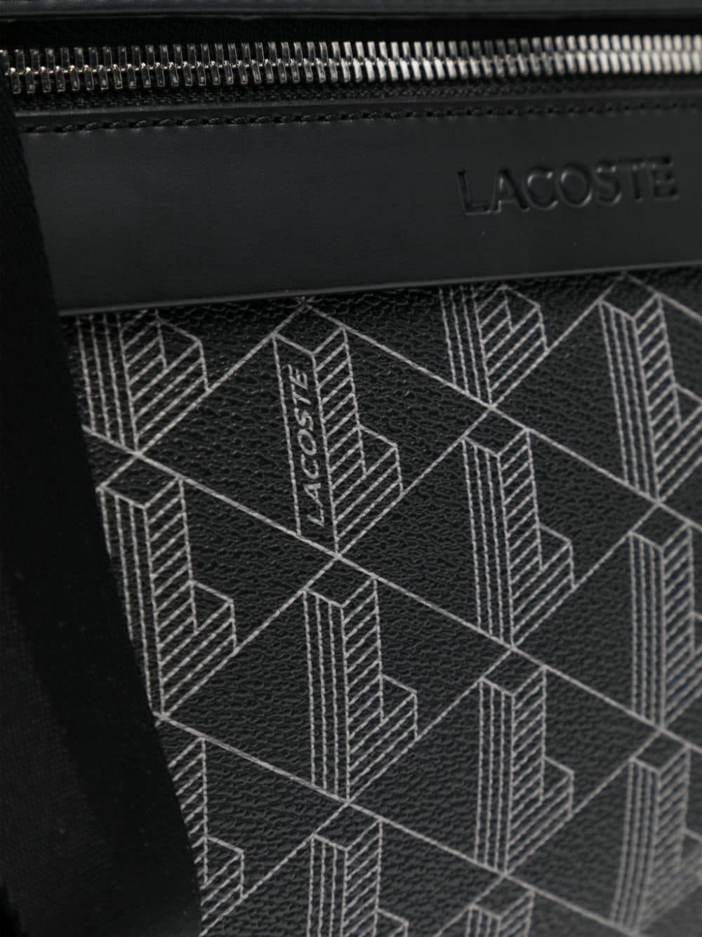 Lacoste monogrammed messenger bag - Image 4