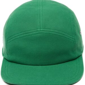 Lacoste logo-patch organic cotton cap