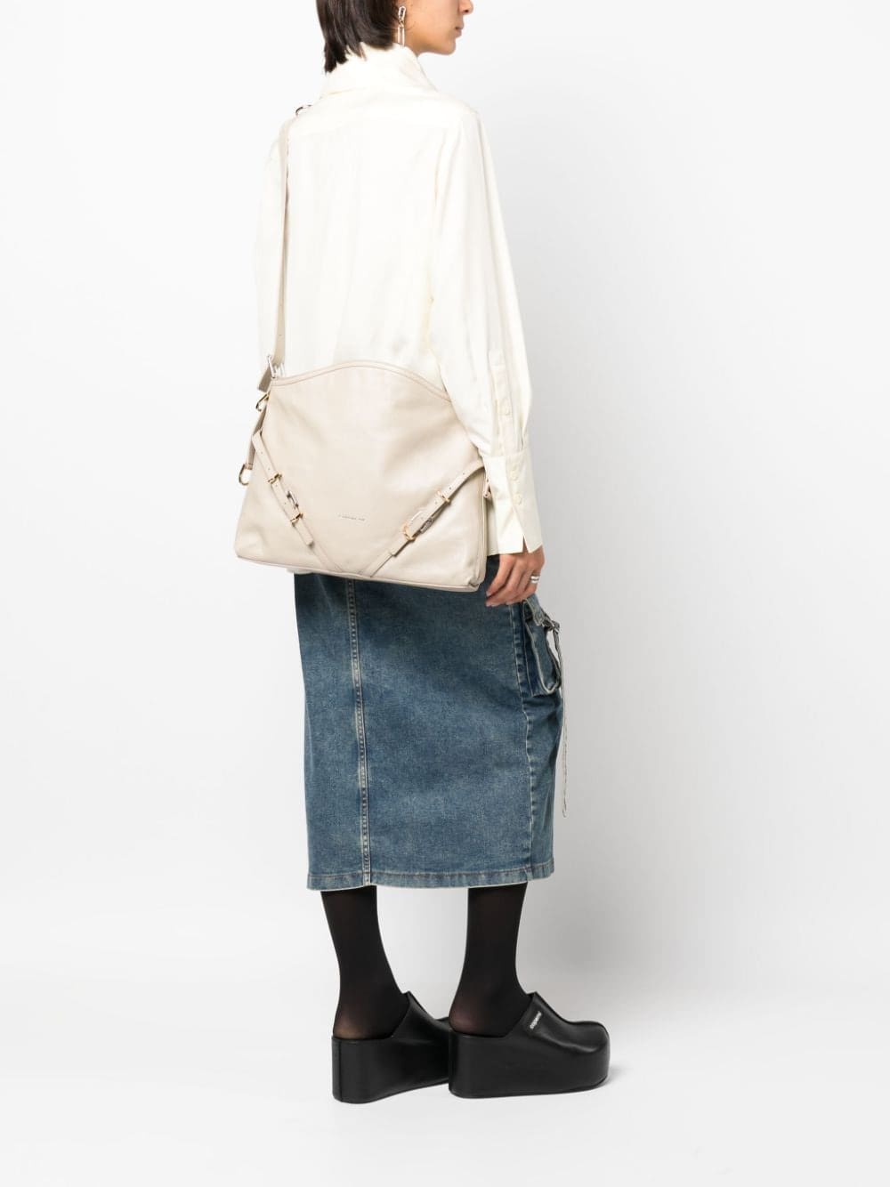 Givenchy medium Voyou leather shoulder bag - Image 2