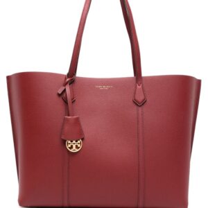 Tory Burch Perry logo-plaque leather tote bag