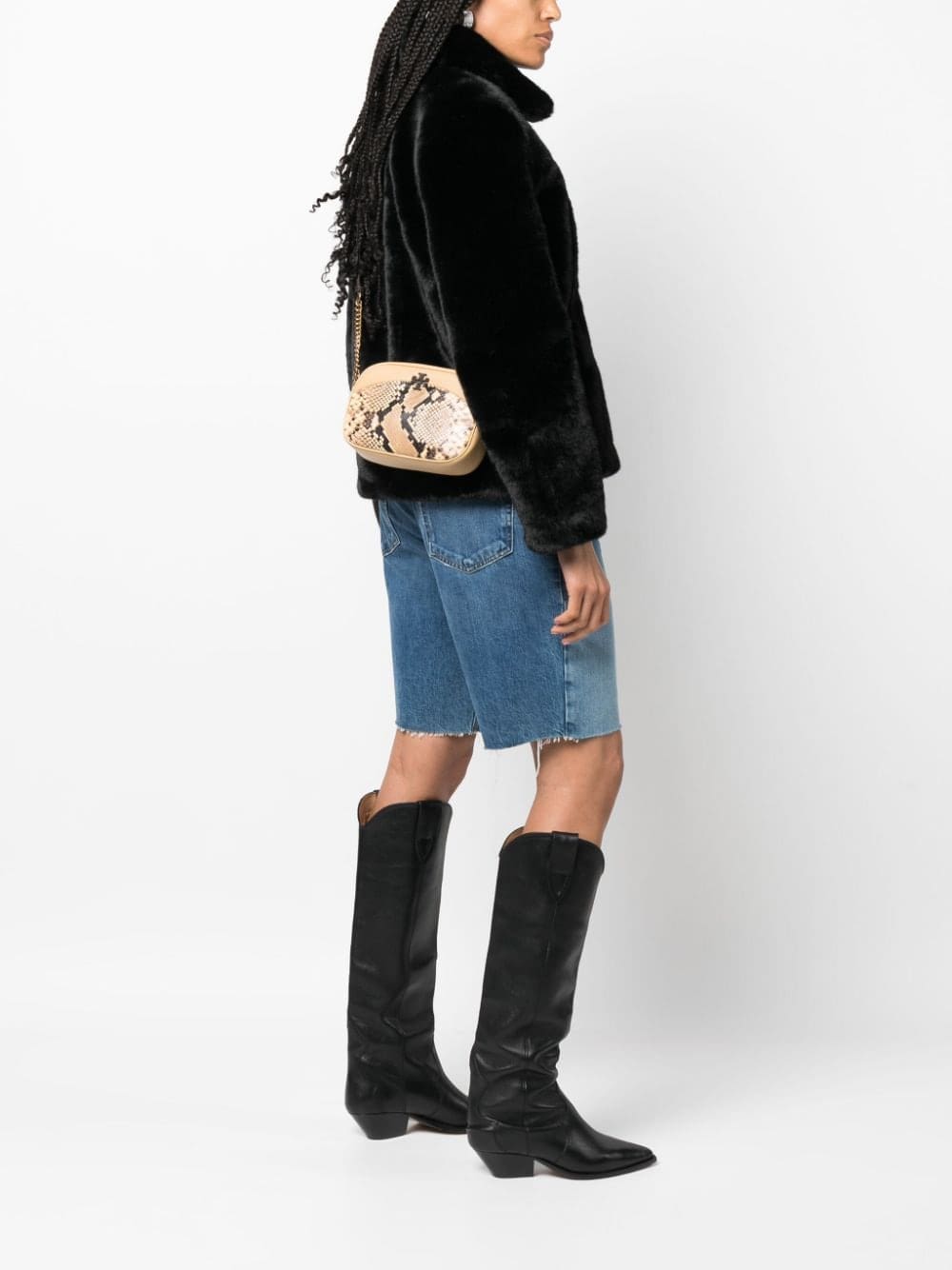 Tory Burch McGraw snake-embossed camera bag - Image 2