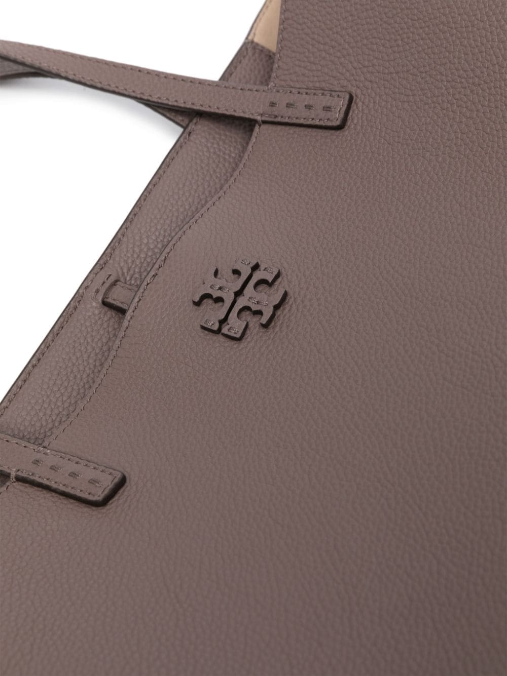 Tory Burch McGraw logo-plaque leather tote bag - Image 4