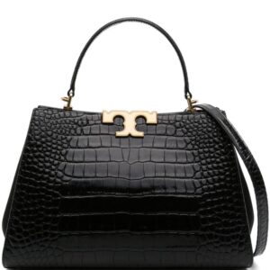 Tory Burch Eleanor crocodile-embossed leather bag