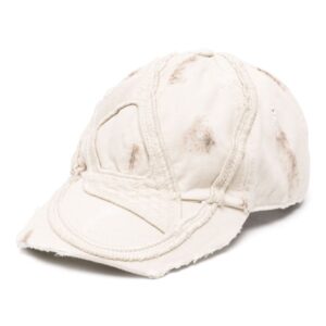 Diesel C-Obi-Destr logo-embossed cotton baseball cap