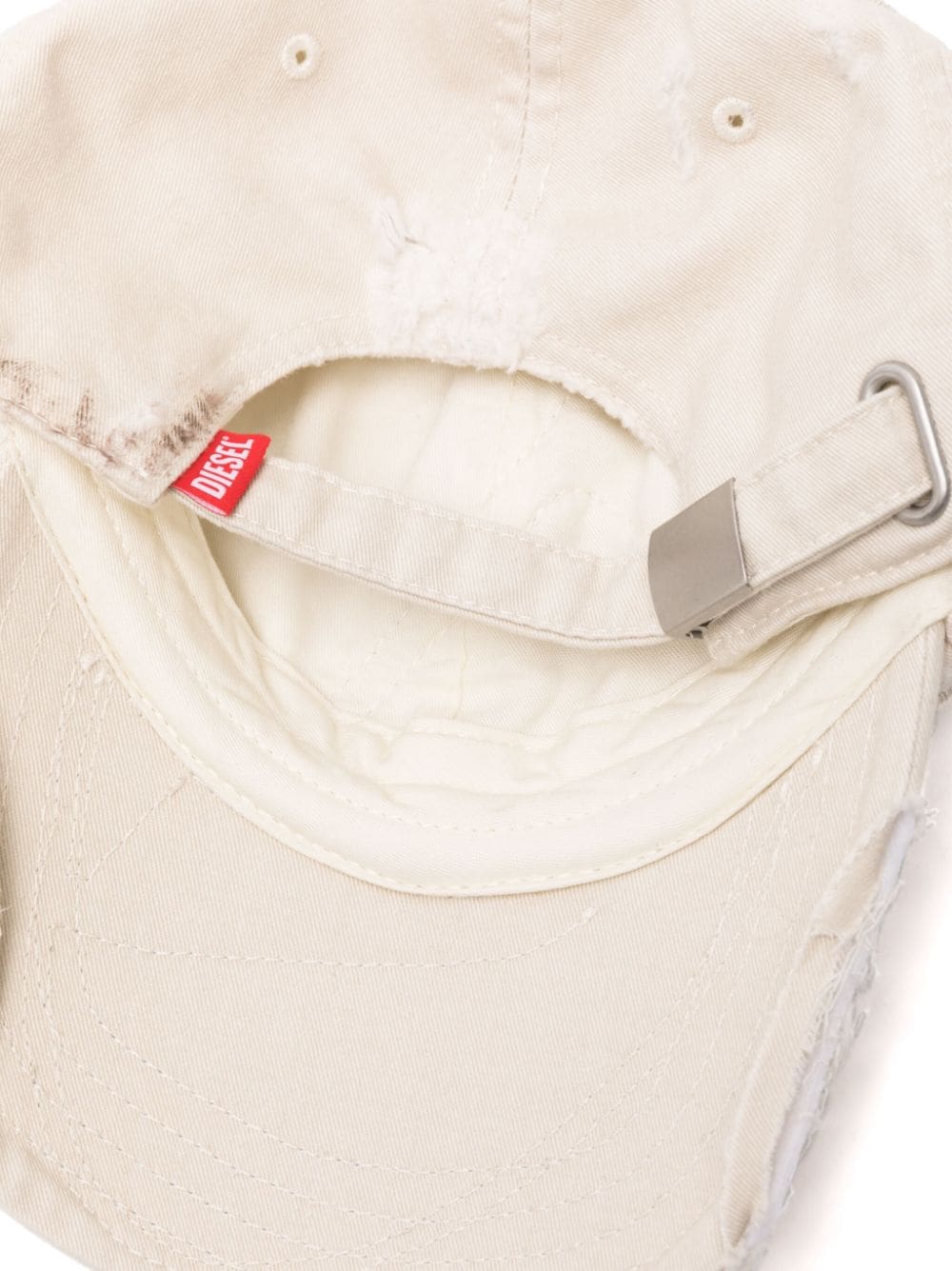 Diesel C-Obi-Destr logo-embossed cotton baseball cap - Image 2