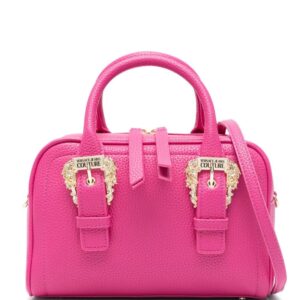 Versace Jeans Couture logo-engraved decorative-buckle tote bag