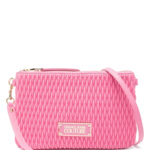 Versace Jeans Couture logo-plaque matelassé-effect crossbody bag