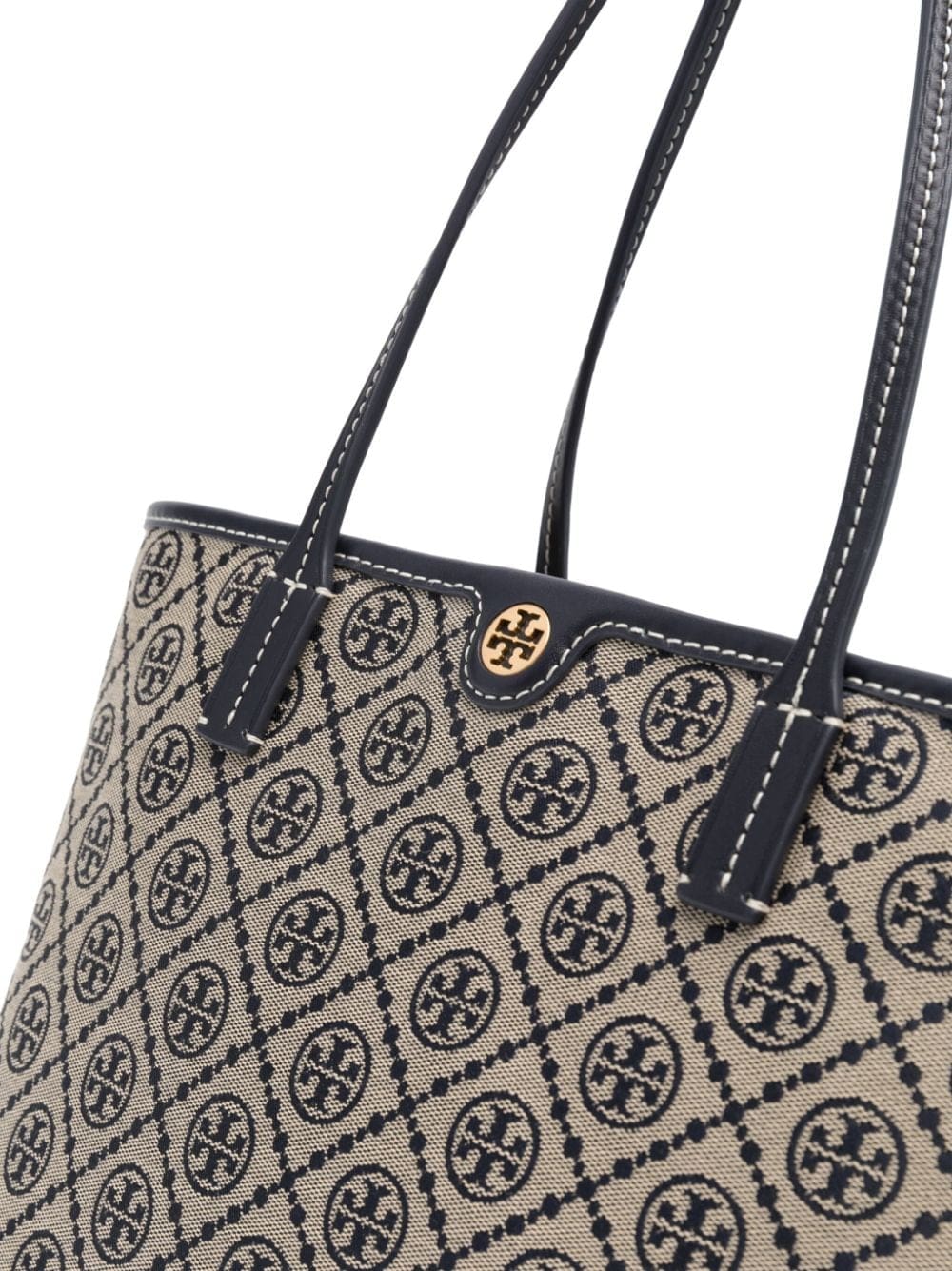 Tory Burch small T Monogram jacquard tote bag - Image 4