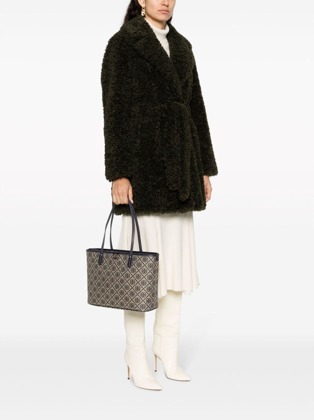 Tory Burch small T Monogram jacquard tote bag - Image 2