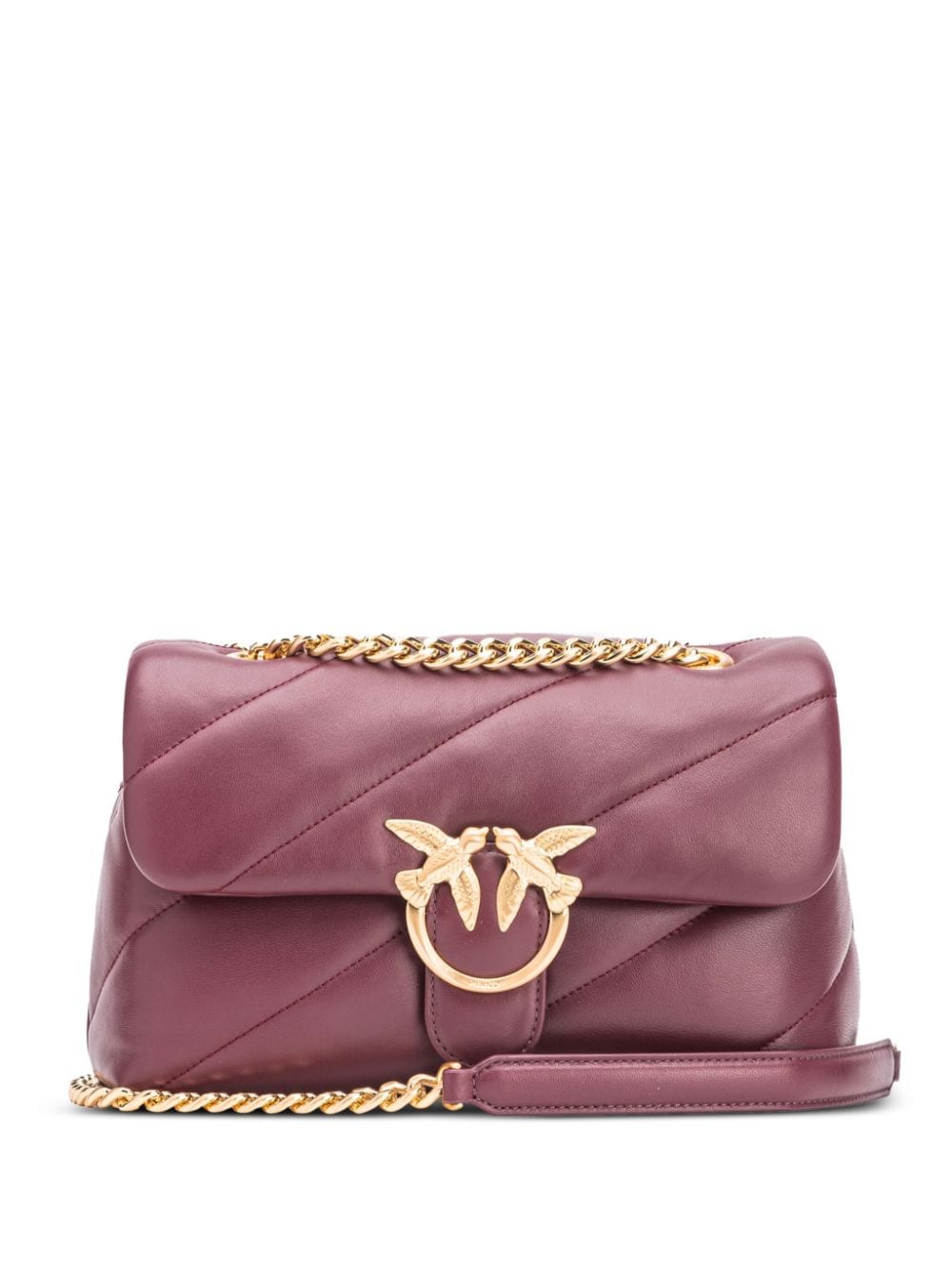 PINKO Love Birds leather shoulder bag