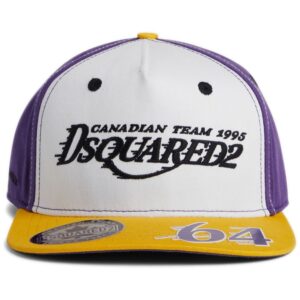 DSQUARED2 logo-embroidered colour-block cap