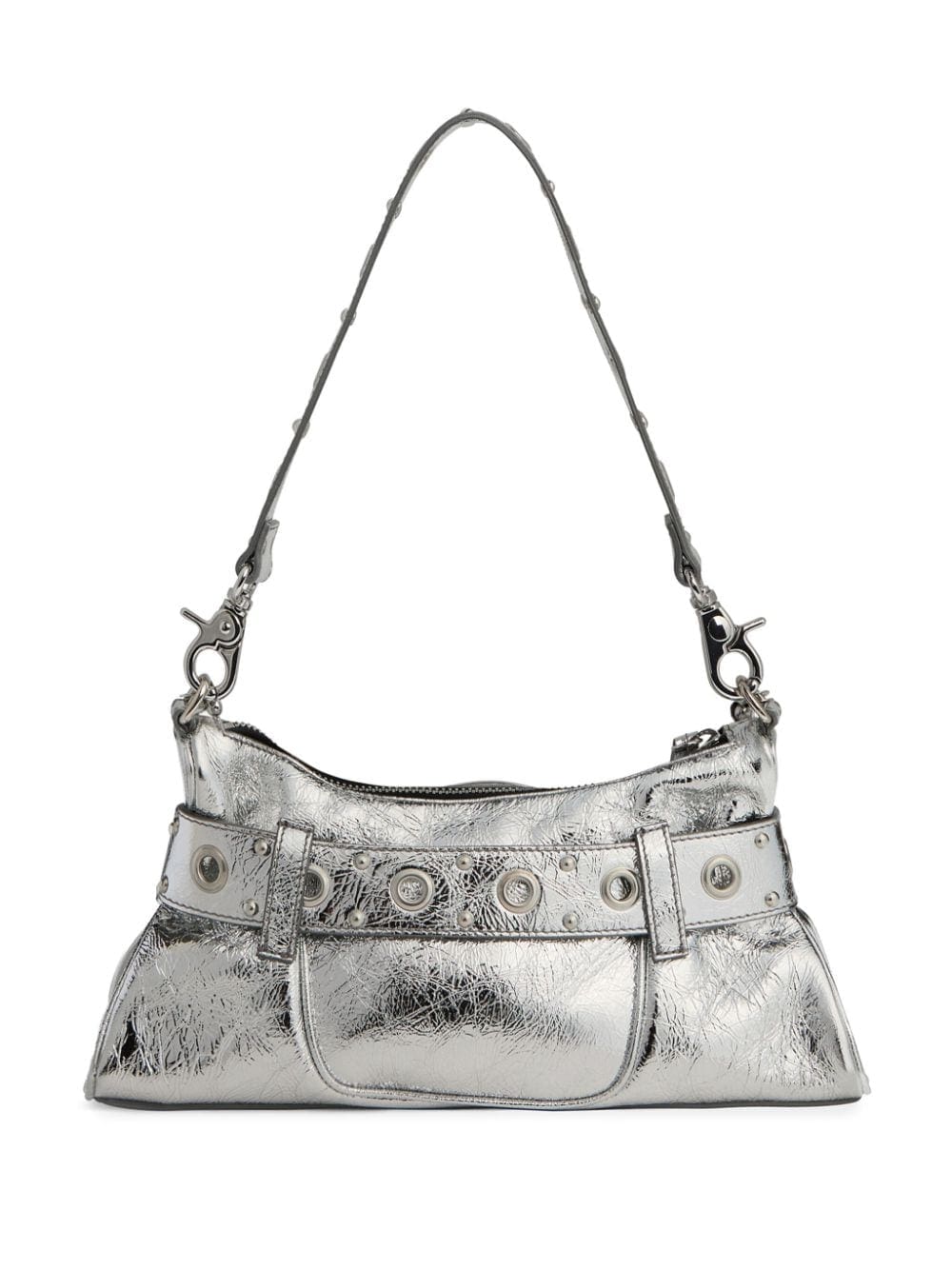 DSQUARED2 logo-plaque metallic shoulder bag - Image 2