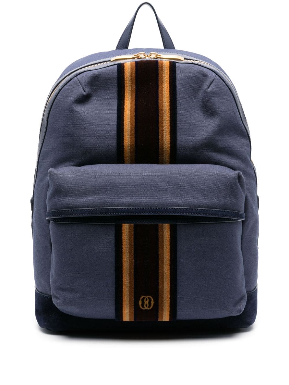Bally Gare ribbon-band canvas backpack