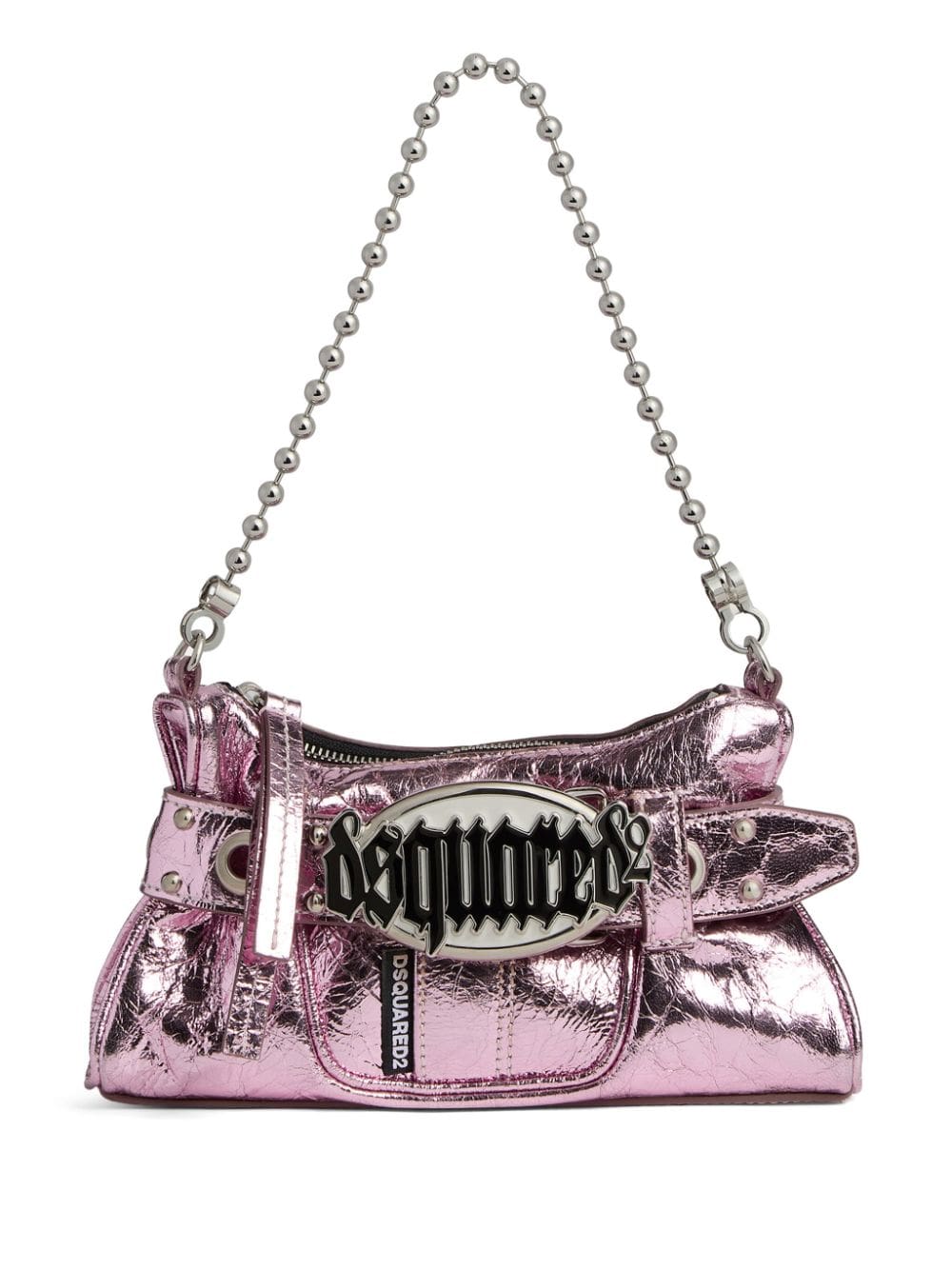 DSQUARED2 Gothic logo-plaque clutch bag