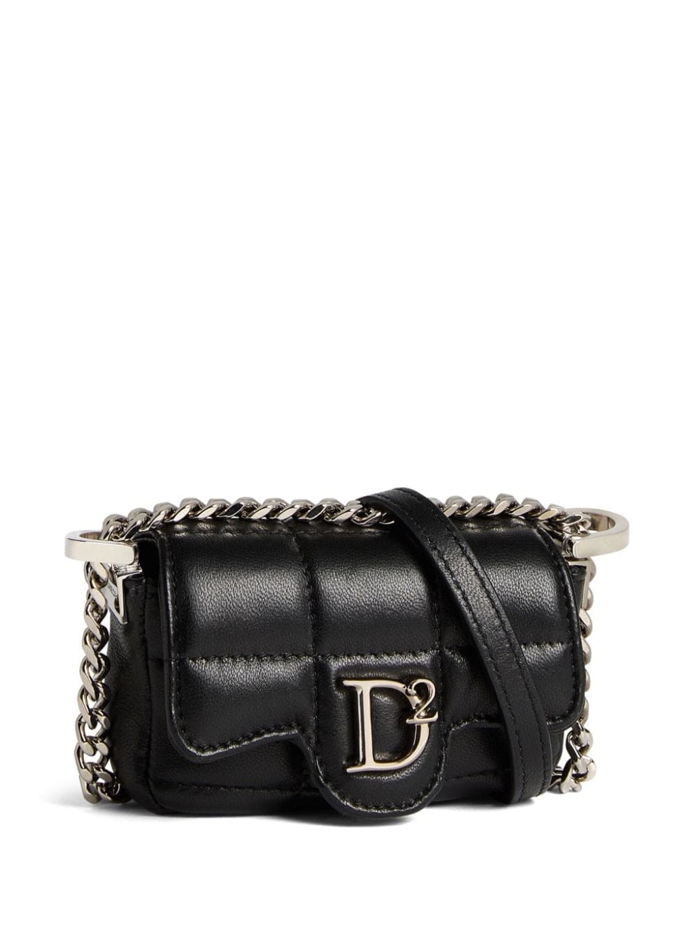 DSQUARED2 D2 Statement leather crossbody bag - Image 5