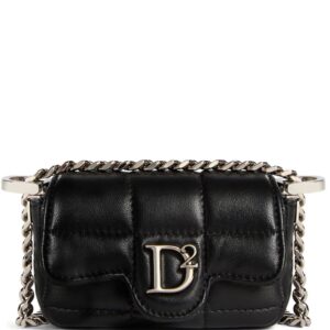 DSQUARED2 D2 Statement leather crossbody bag