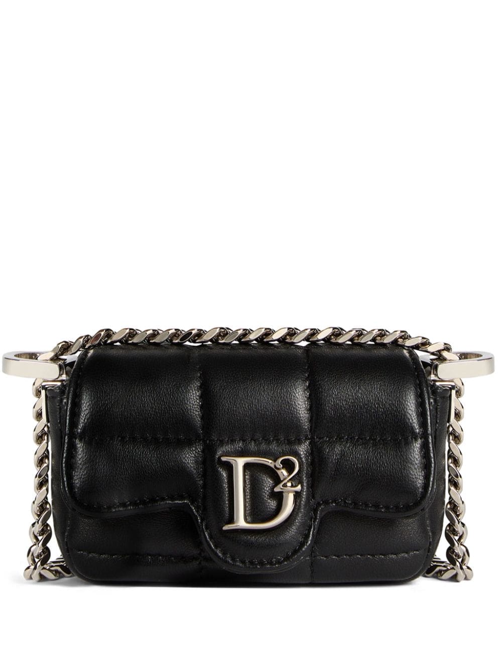 DSQUARED2 D2 Statement leather crossbody bag