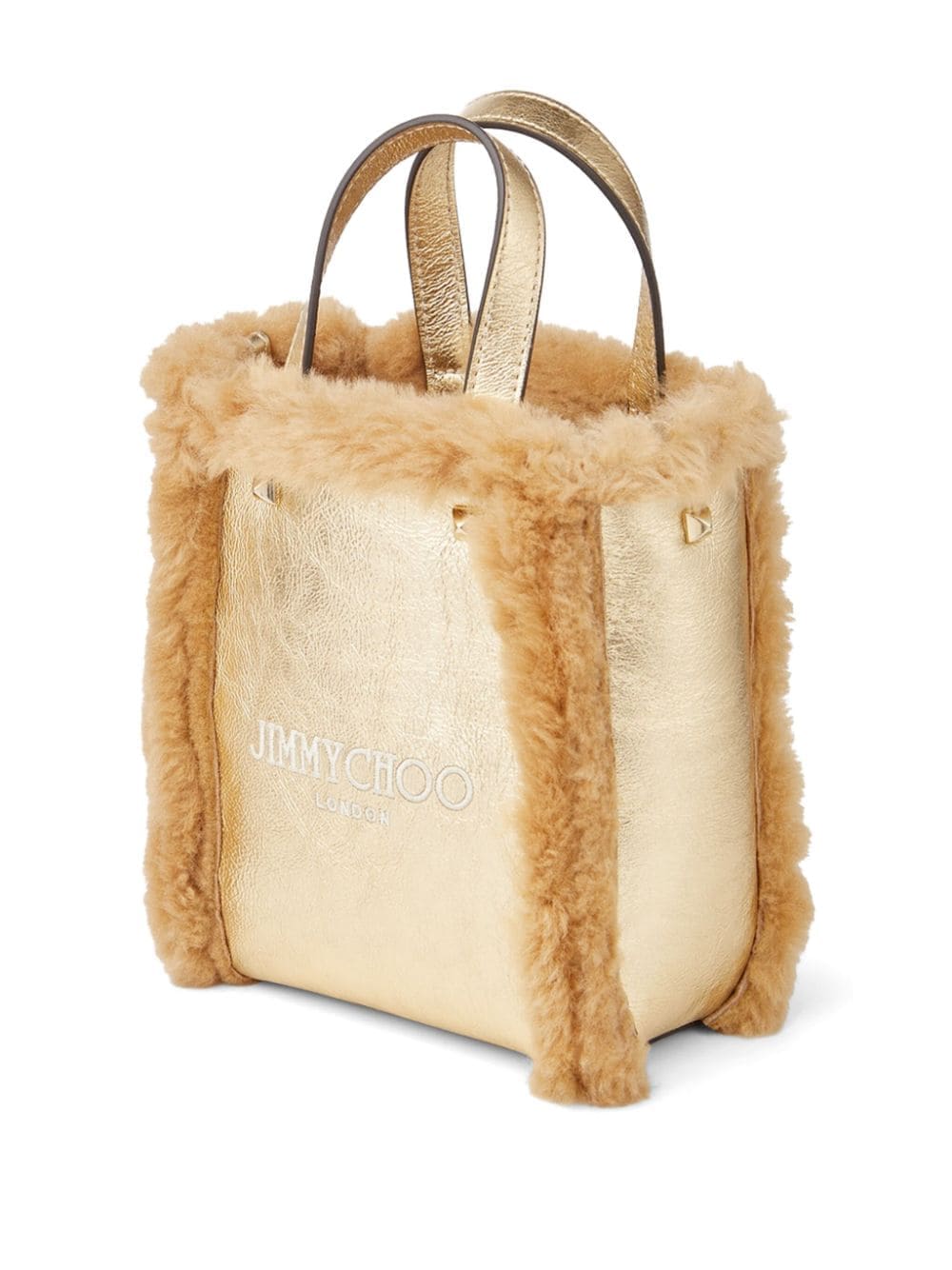 Jimmy Choo Mini N/S shearling tote bag - Image 3