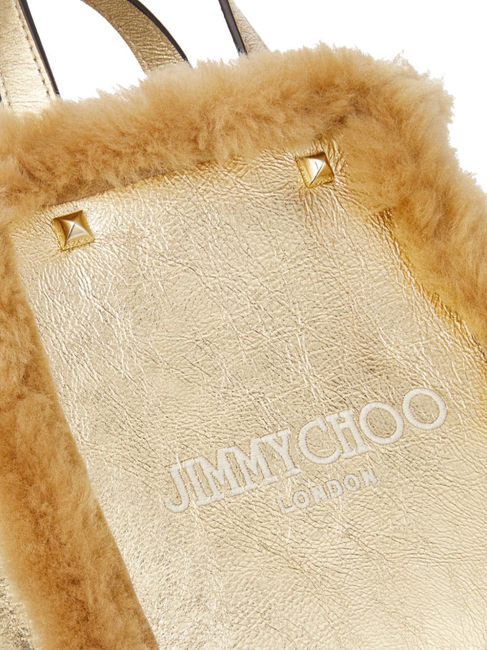 Jimmy Choo Mini N/S shearling tote bag - Image 4