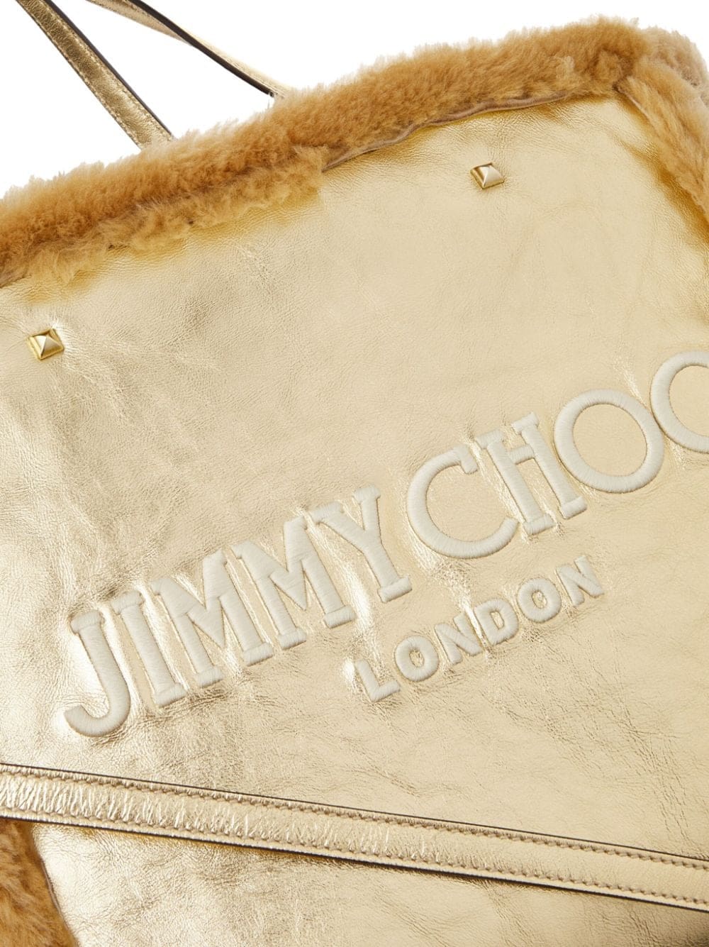 Jimmy Choo Avenue shearling tote bag - Image 4