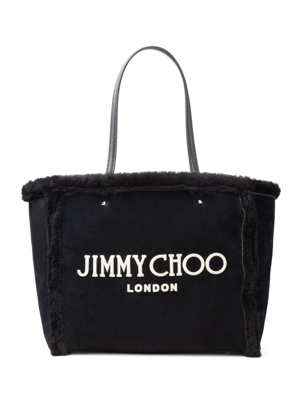 Jimmy Choo Avenue shearling tote bag