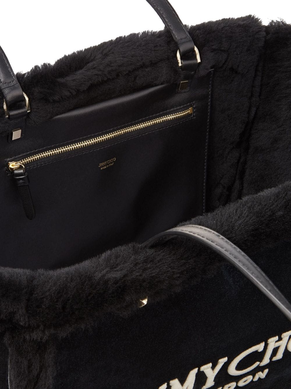 Jimmy Choo Avenue shearling tote bag - Image 5