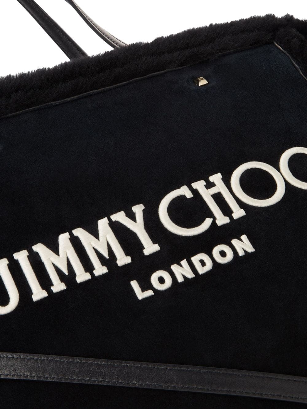 Jimmy Choo Avenue shearling tote bag - Image 4