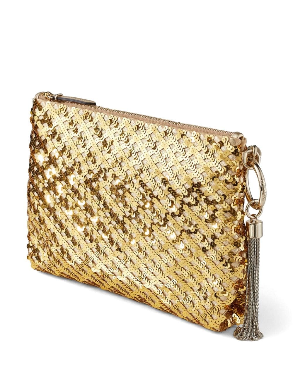 Jimmy Choo Callie sequin-embellished clutch bag - Image 5