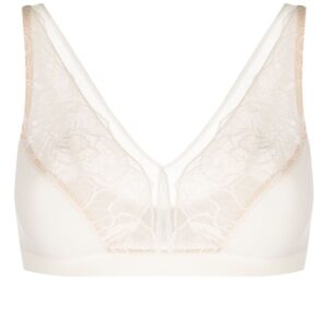 Hanro Selma lace-panel bra