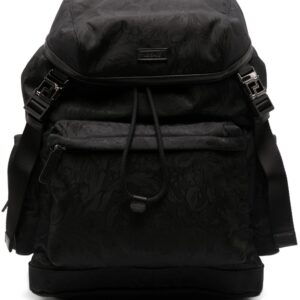 Versace Neo Nylon jacquard backpack