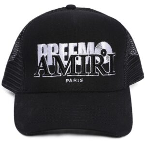 AMIRI logo-embroidered cotton cap