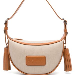 Kenzo Kenzo 18 leather-trim shoulder bag
