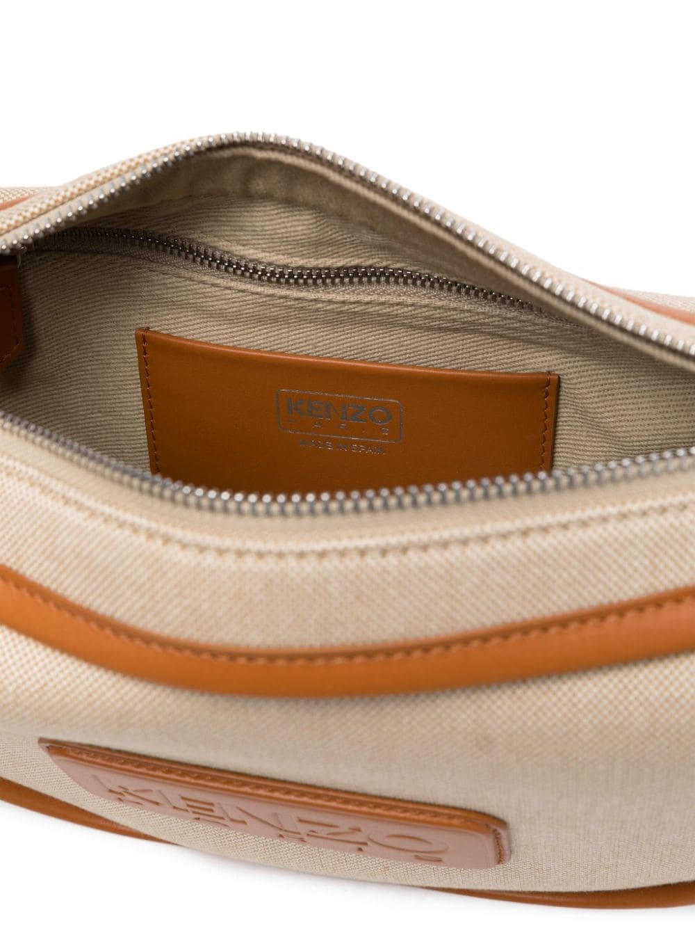 Kenzo Kenzo 18 leather-trim shoulder bag - Image 5