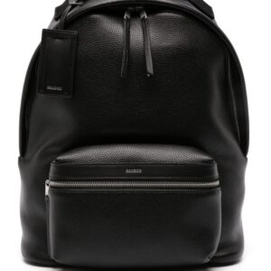 SANDRO logo-stamp top-handle backpack