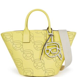 Karl Lagerfeld Ikonik perforated tote bag