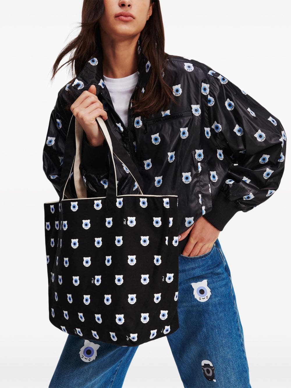 Karl Lagerfeld x Darcel Disappoints reversible tote bag - Image 5