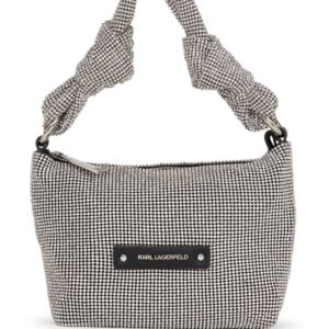 Karl Lagerfeld K/Evening crystal-embellished shoulder bag