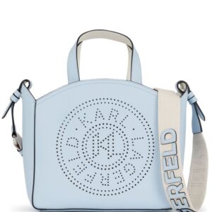 Karl Lagerfeld K/Circle perforated-logo tote bag