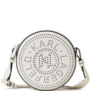 Karl Lagerfeld K/Circle perforated-logo crossbody bag