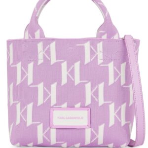 Karl Lagerfeld small K/Monogram knitted tote bag