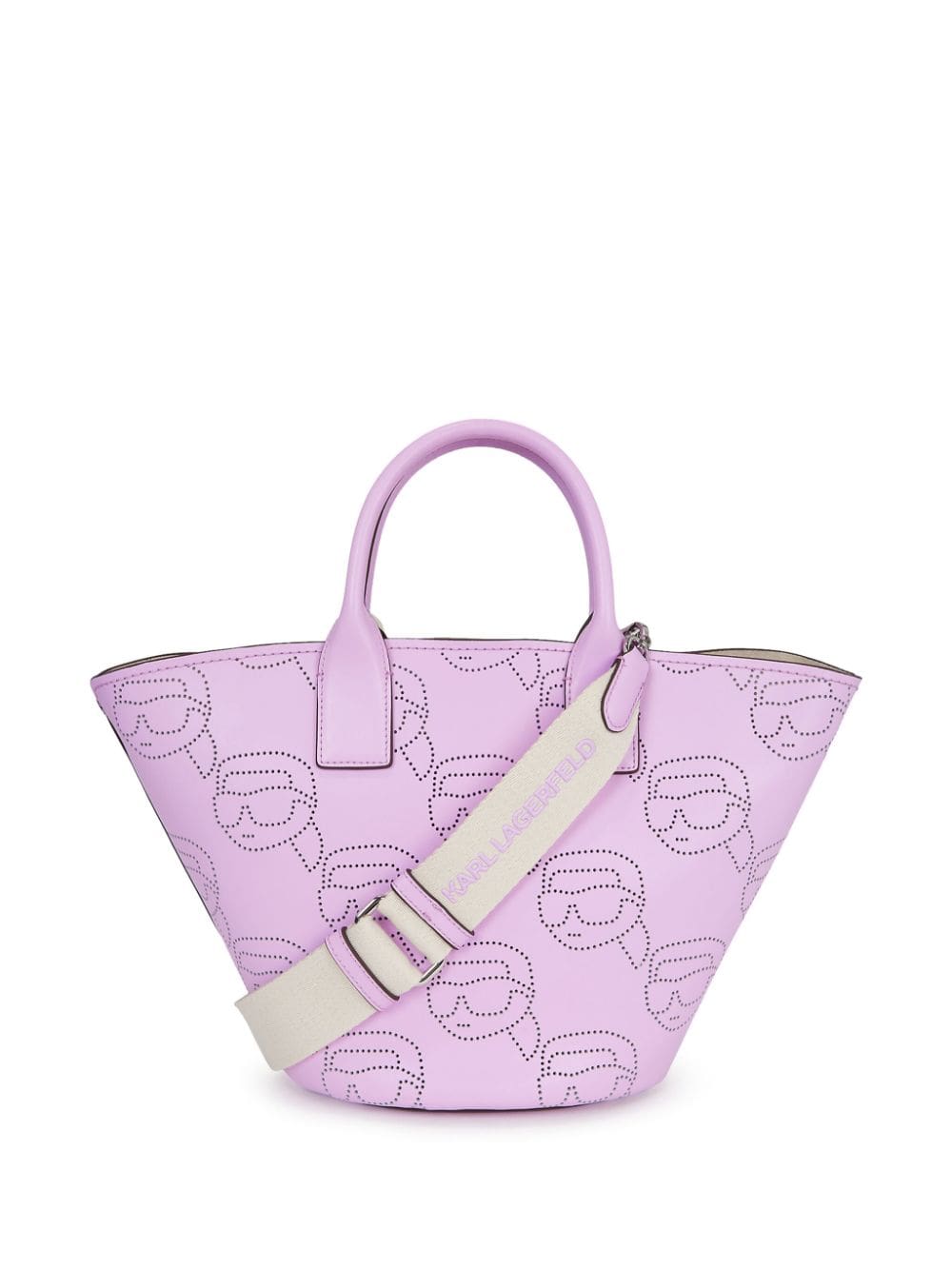 Karl Lagerfeld Ikonik perforated tote bag - Image 2