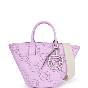 Karl Lagerfeld Ikonik perforated tote bag